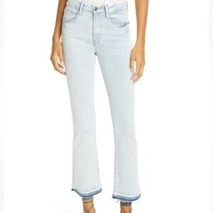 Frame Le Crop Mini Boot Cut High Rise Jeans in Pali sz 27